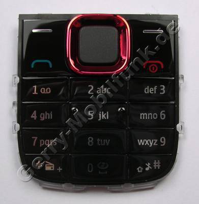 Tastenmatte rot Nokia 5130 Xpress Music original Tastatur red