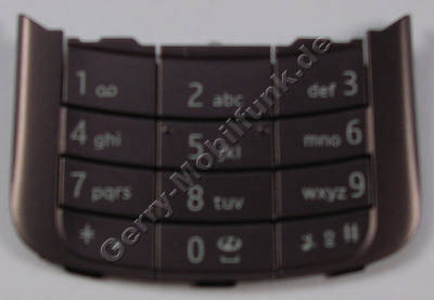 Tastenmatte braun Nokia 6710 Navigator original Telefon Tastatur brown