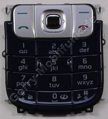 Tastenmatte blau Nokia 2630 original Tastatur blue