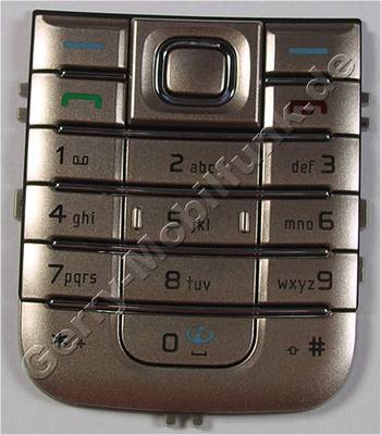 Tastenmatte braun Nokia 6233 original Tastatur brown