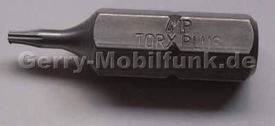 Torx 4 PLUS Bit-Einsatz 1/4 Zoll aus gehrtetem Werkzeugstahl fr den professionellen Einsatz zum ffnen der Gerteschrauben TX4 plus 