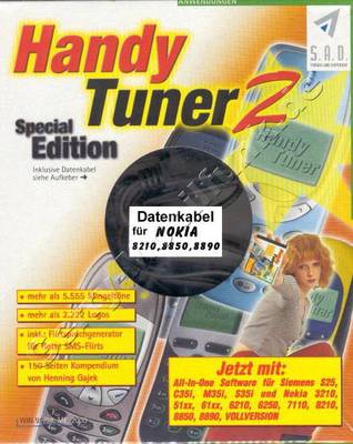 Software Handytuner 2 Box  plus  Nokia 8210 /8850/8890/ Datenkabel