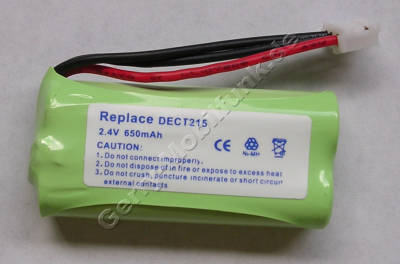 Akku fr Philips TU3351 NiMh 650mAh 2,4V