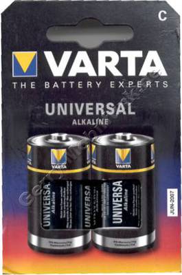 2x Batterie Varta Babyzellen High-Energy (C R14)
