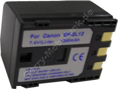 Akku CANON NB2F12 Daten: Li-Ion 7,4V 1500mAh, dunkelgrau 30,2mm (Zubehrakku vom Markenhersteller)