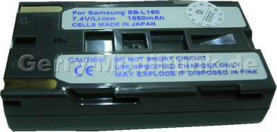 Akku SAMSUNG SB-L110A Daten: LiIon 7,4V 2000mAh 20,5mm (Zubehörakku vom Markenhersteller)
