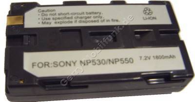 Akku SONY MVC-FD73 Daten: LiIon 7,2V 1150mAh dunkelgrau 20,5mm (Zubehrakku vom Markenhersteller)