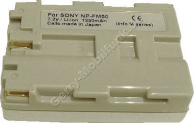 Akku SONY HDR-HC1E Daten: LiIon 7,2V 1500mAh silber 20,5mm (Zubehrakku vom Markenhersteller)