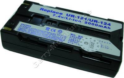 Akku SANYO UR-121D IDC-1000Z dunkelgrau Daten: LiIon 7,4V 2000mAh  20,4mm (Zubehrakku vom Markenhersteller)