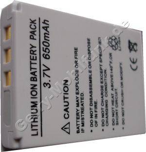 Akku BenQ DC-60 (02491-0015-00) Daten: 650mAh 3,7V LiIon 7mm (Zubehrakku vom Markenhersteller)