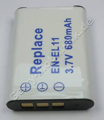 Akku fr RICOH DB-80 (DSC: R50), 680mAh (Zubehrakku vom Markenhersteller)