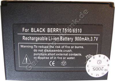 Akku fr RIM Blackberry 7280 LiIon 3,7V 900mAh 7,5mm dick ca.26g (Akku vom Markenhersteller, nicht original)