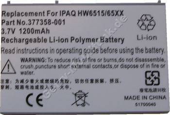 Akku fr HTC Magician LiPolymer 3,6V 1200mAh (Akku vom Markenhersteller, nicht original)