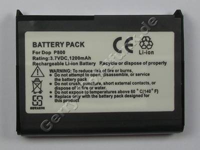 Akku HTC P3300 LiIon 3,7V 1200mAh 6,5mm ca 26g (Akku vom Markenhersteller, nicht original)