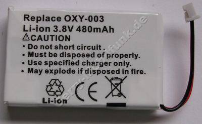 Akku fr Nintendo Game Boy micro (OXY-001, OXY-003) LiIon 3,8V 480mAh 6,7mm ca 15g (Akku vom Markenhersteller, nicht original)