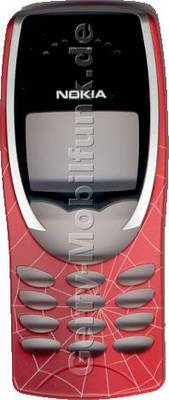 Spider rot originale Nokia Oberschale 8210 (cover)