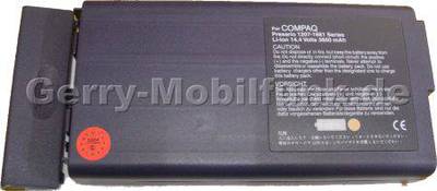 Notebook Akku fr Compaq Presario 1207-1681, 1805-1830 Serie Li-ion, 14,4 Volt, 3600mAh, dunkelgrau (150,0 x 77,3 x 20,0mm ca. 405g) Akku vom Markenhersteller (Ersetzt: 292560-001 292861-001 293768-001 293768-002 293817-001 330936-001 330985-B21 338647-001 347736-001 388644-B21)