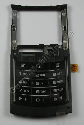 Slide Unterschale Samsung GT-S7330 unteres Slide mit Tastenmatte und Tastaturmodul, Mikrofon, Seitenschalter