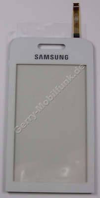 Touchpanel weiss Samsung GT-S5230 Displayscheibe, Bedienfeld white