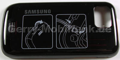 Akkufachdeckel rose Samsung GT-S8000 Jet Batteriefachdeckel deep rose