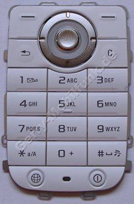 Tastenmatte weiss SonyEricsson Z520i Tastatur