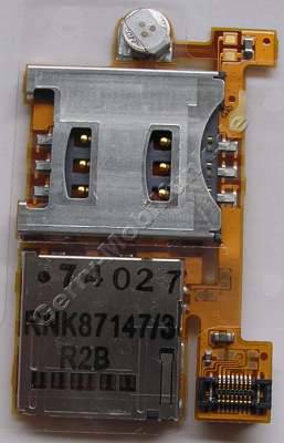 Flexfolie Sim SonyEricsson W880i original Flexband, Simflex incl. Speicherbatterie, Speicherakku, Simkartenleser, Speicherkartenleser, Karteleser für die Speicherkarte und die Simkarte