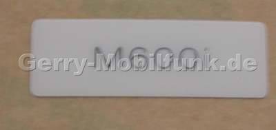 Logo Label weiss SonyEricsson M600i original Logobatch, Label