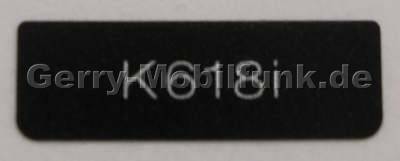Logo Label SonyEricsson V630i neutral, Logobatch original Ersatzteil