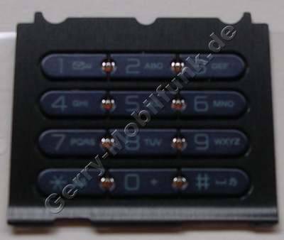 Tastenmatte blau schwarz SonyEricsson W580i original Telefon Tastatur