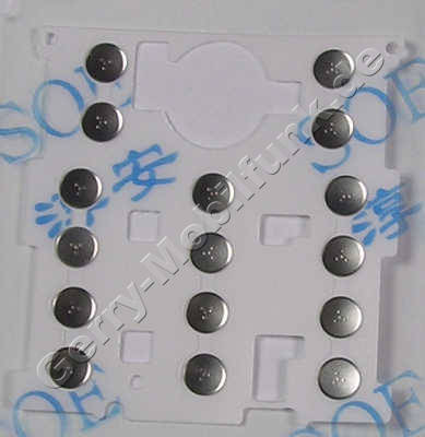 Tastaturfolie SonyEricsson W200i Domesheet, vom Tastaturmodul die Folie