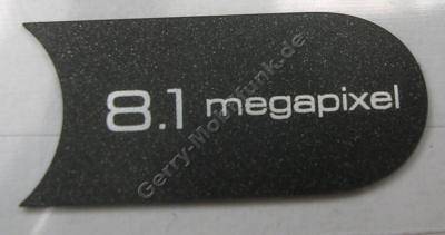 Logobatch der Kamera SonyEricsson C905 original Logolabel, Aufkleber mit 8.1 megapixel Beschriftung