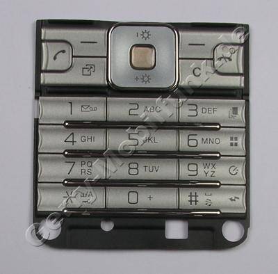 Tastenmatte silber SonyEricsson C901 Tastatur latin sincere silver