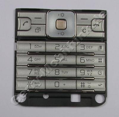 Tastenmatte silber SonyEricsson C901 Tastatur latin sincere silver