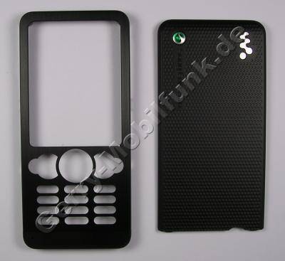 Oberschale  plus  Akkufachdeckel schwarz SonyEricsson W302i Cover Set latin black bestehend aus Batteriefachdeckel und Oberschale