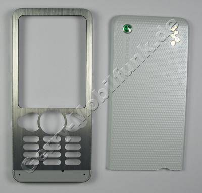 Oberschale  plus  Akkufachdeckel silber SonyEricsson W302i Cover Set latin silver bestehend aus Batteriefachdeckel und Oberschale