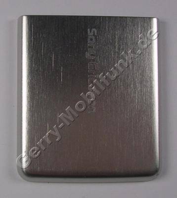 Akkufachdeckel silber SonyEricsson T303 original Cover, Batteriefach silver