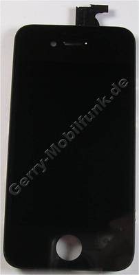 Touchpanel  plus  Ersatzdisplay schwarz Apple iPhone 4S Displaymodul, LCD mit Bedienfeld, Displayscheibe