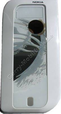 C-Cover (Rahmen) Nokia fr Logo silver brush 7610 silber