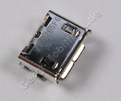 USB Konnektor 5polig Nokia Asha 306 original Anschlubuchse Datenkabel, MICRO-USB B TYPE P0.65