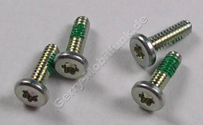 4 Stck Schrauben silber 1,4 x 4,5 mm Nokia 7100 Supernova original Schraubenset Torx TX4 Plus