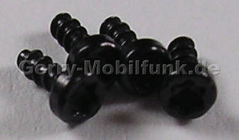 4 Stck Schrauben 1,2mm x 3,2mm schwarz Nokia N9 original Schraubenset, Torx TX5 plus 