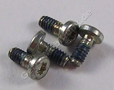 4 Stck Schrauben 1,4x3,2mm Nokia 701 Schraubenset Torx TX4 plus , Schrauben der Unterschale