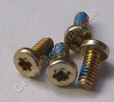 4 Stck Schrauben 1,4x3,2mm gold Nokia C7-00s Oro Schraubenset Torx TX4 plus 