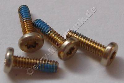 4 Stck Schrauben 1,4x5,0mm gold Nokia C7-00s Oro Schraubenset Torx TX4 plus 