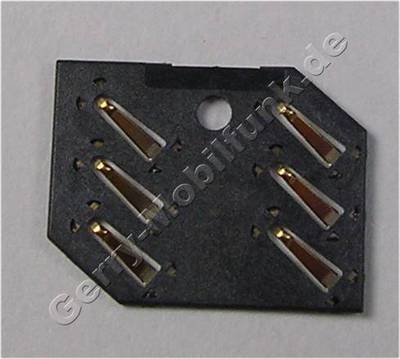 Simkartenleser Nokia 206 original Sim Konnektor der Platine, Ltbauteil CONN SIM 2X3POL P2.54 15V 1A