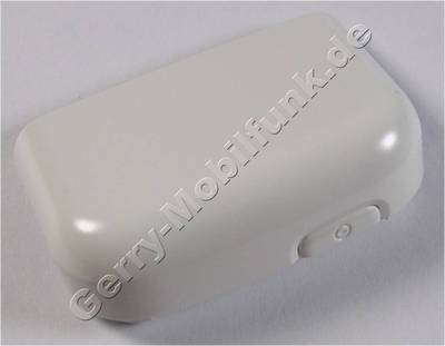 Obere Gehuseabdeckung hinten Original Nokia 6233 weiss, Cover mit Einschalttaste Tastenmatte Ein/Aus clear white