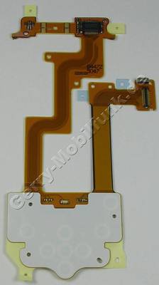 Flexkabel mit Tastaturmodul der Navigationstasten Nokia C2-05 original Flachbandkabel mit Tastaturplatine der Navi-Tasten und Kamera