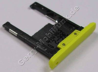 Speicherkartenhalter gelb Nokia Lumia 1520 original Halter der (SD Karte) Speicherkarte yellow