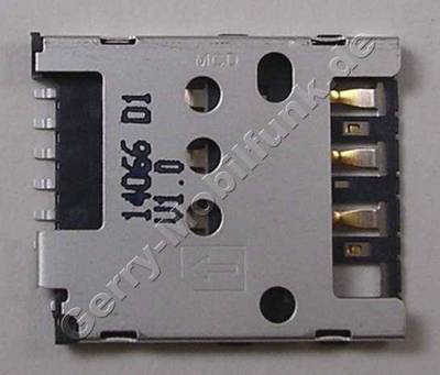 Simkartenleser, SMD Sim-Konnektor Nokia Lumia 638 original CONN Mini UICC SIM SM 6POL Zenith II