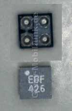 Lade IC mit Feinsicherung Microsoft Lumia 532 original ASIP FUSE plus TVS 02